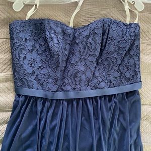David’s Bridal bridesmaid dress NWT size 10 Navy (Marine)